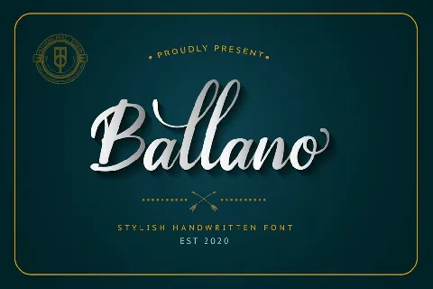 Ballano font