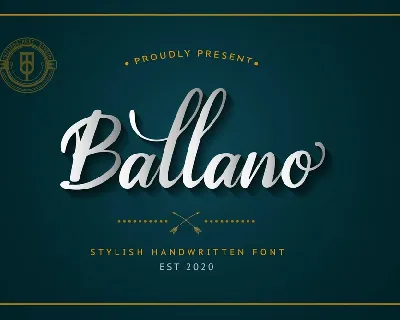 Ballano font