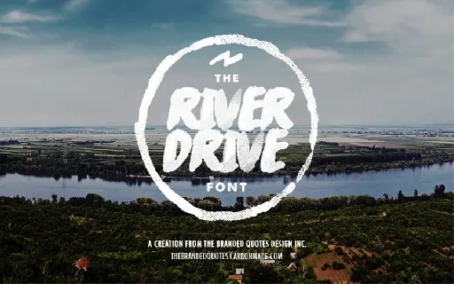 River Drive font