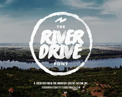 River Drive font
