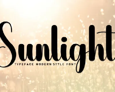 Sunlight Script Typeface font