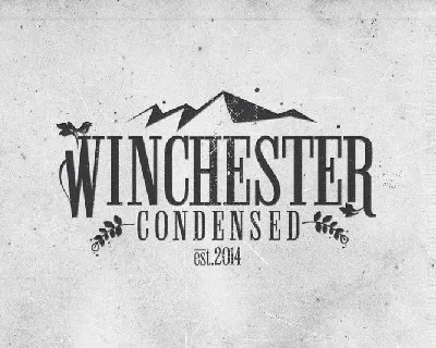Winchester Condensed font