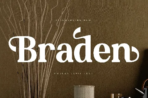 Braden font