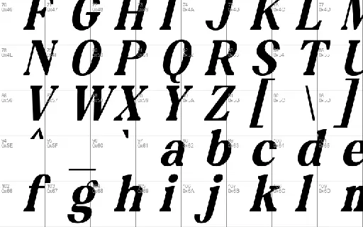 Braden font