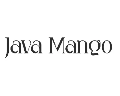 JavaMangoDemo font