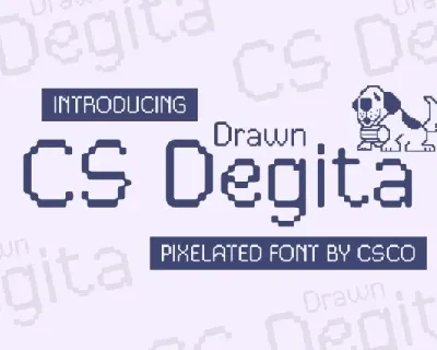 CS Degita Drawn font