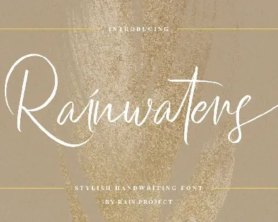 Rainwaters font