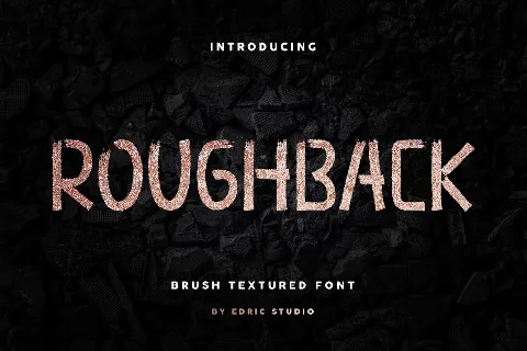 Roughback Demo font