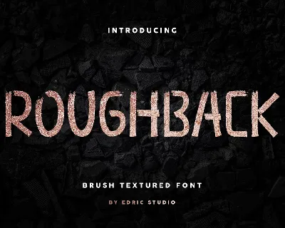 Roughback Demo font