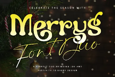 Merrys-Personal use font