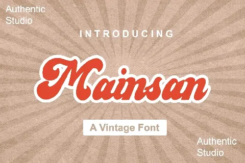 Mainsain Font