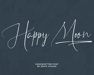 Happy Moon Demo font