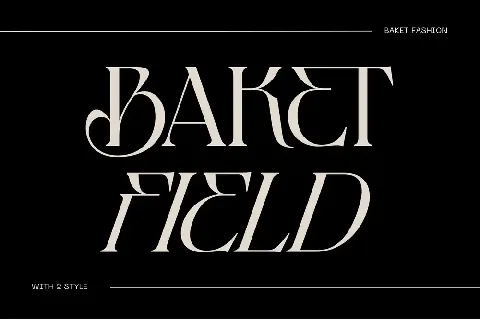 Baket Fashion - Demo Version font