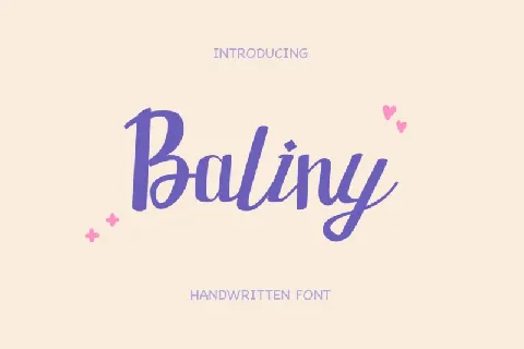 Baliny font