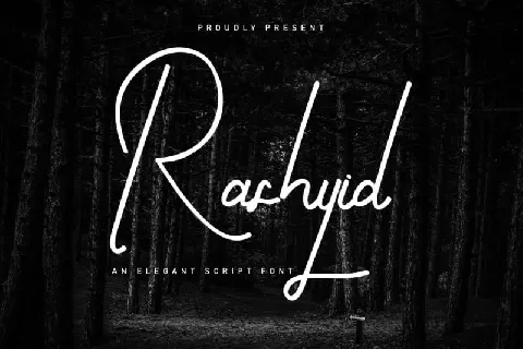 Rashyid Signature Script font