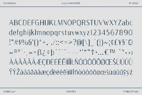 CS Anzelia font