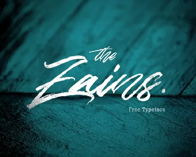 The Zains Typeface Free font