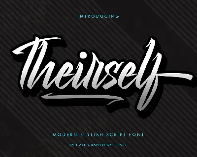 Theirself Demo font