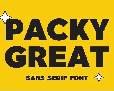 Packy Great font
