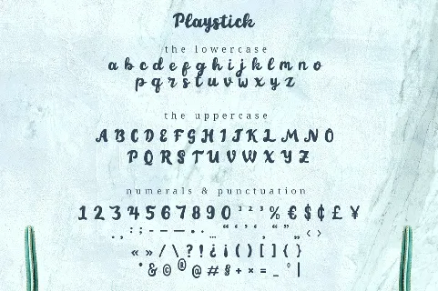 Playstick font