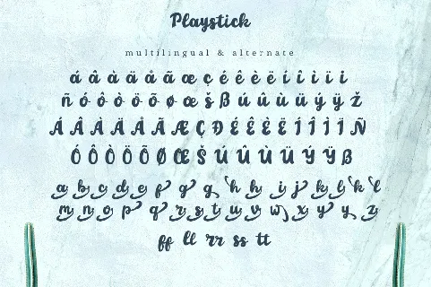 Playstick font