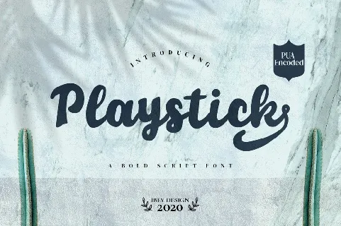 Playstick font