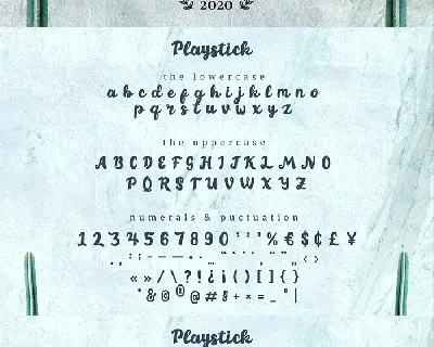 Playstick font