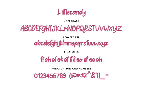 Littlecandy font