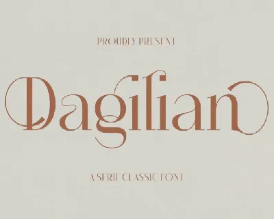 Dagilian font