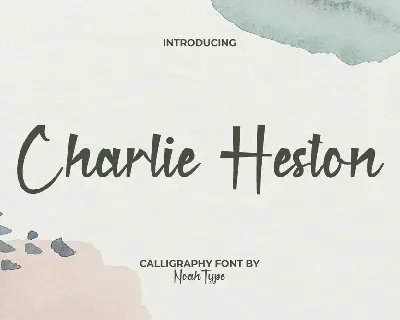 Charlie Heston font