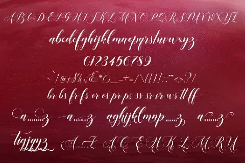 Mangifera Calligraphy font