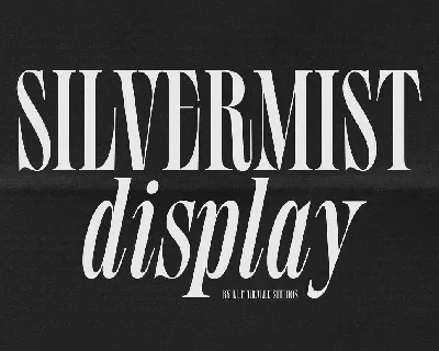 Silvermist font