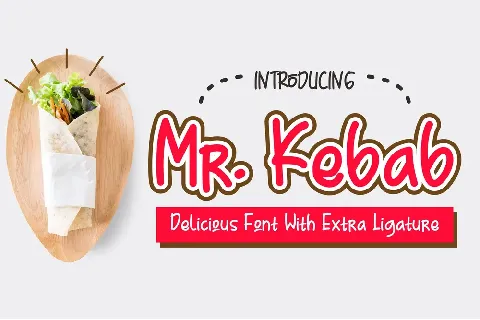 Mr. Kebab Demo font