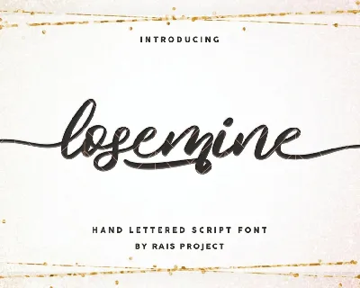 Losemine Demo font