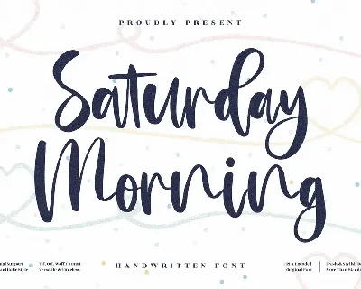 Saturday Morning font