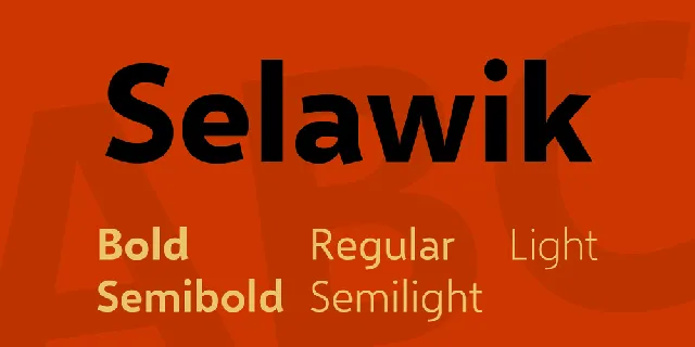 Selawik font