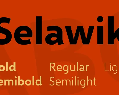 Selawik font