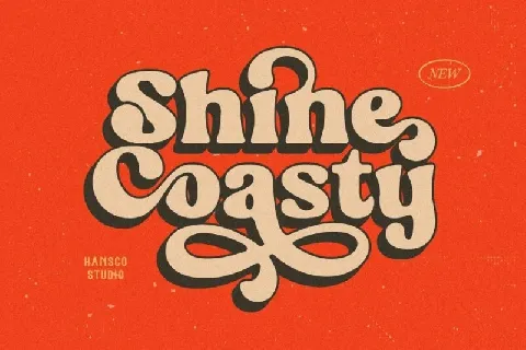 Shine Coasty font