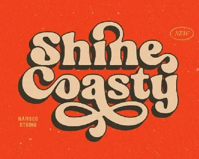 Shine Coasty font