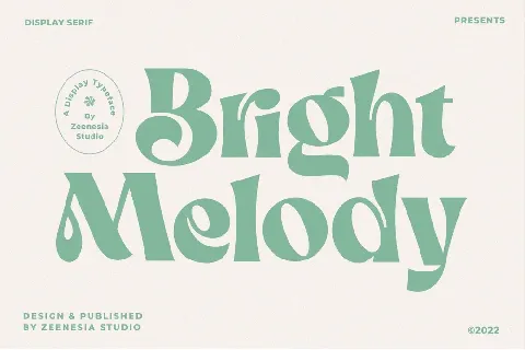 Bright Melody font