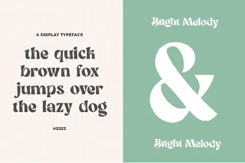 Bright Melody font