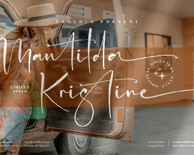 Mantilda Kristine font