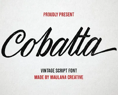 Cobalta font