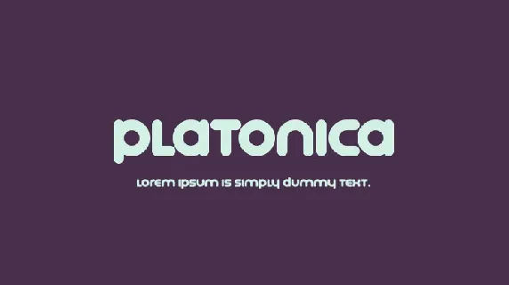 Platonica font