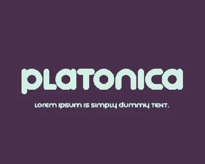 Platonica font