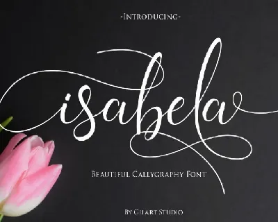 Isabela Calligraphy font