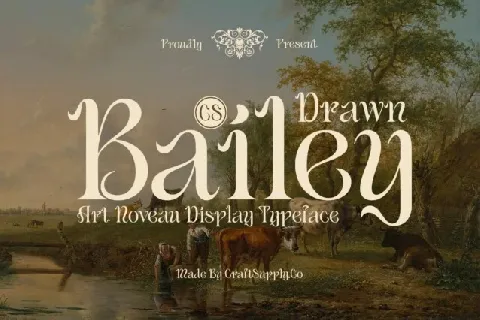 CS Bailey Drawn font