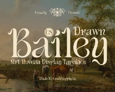 CS Bailey Drawn font