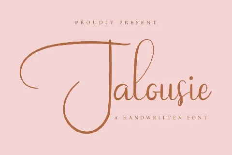 Jalousie Demo font