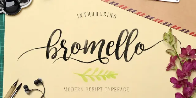 bromello font